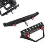 RC Crawler Bumper Black Front and Rear Bumper with Winch