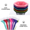 Mikinona Hair Dye Kit with 7pcs Bowls Brushes Hair Coloring