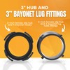 TonGass (Combo Pack) RV Sewer Hose Fitting Adapter to PVC,