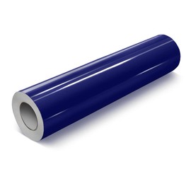VViViD Dark Blue Gloss 11.8 Inches x 84 Inches (7 Feet) DECO65 Permanent Adhesive Craft Vinyl for Cricut, Silhouette & Cameo