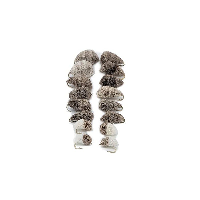 BestCity Fly Fishing Natural Bread Flies sizes 8-12 Pack of