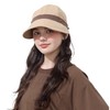 YiyiLai Women's Equestrian Hat, Large, Deep, Simple, Breathable, Quick Drying,
