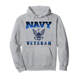 NAVY VETERAN USN LOGO Pullover Hoodie