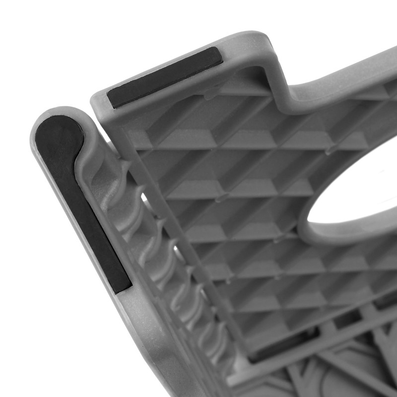 Casafield 16" Folding Step Stool with Handle, Gray - Portable