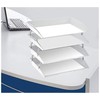 Acrimet Facility 4 Tier Letter Tray Side Load Plastic Desktop