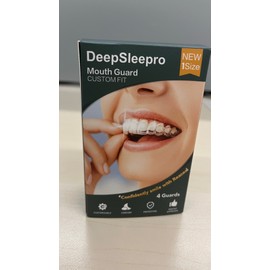 DeepSleepro Mouth Guard for Grinding Teeth at Night: Moldable Dental Guard for Sleeping - Nighttime Protection for Teeth 4 Pack