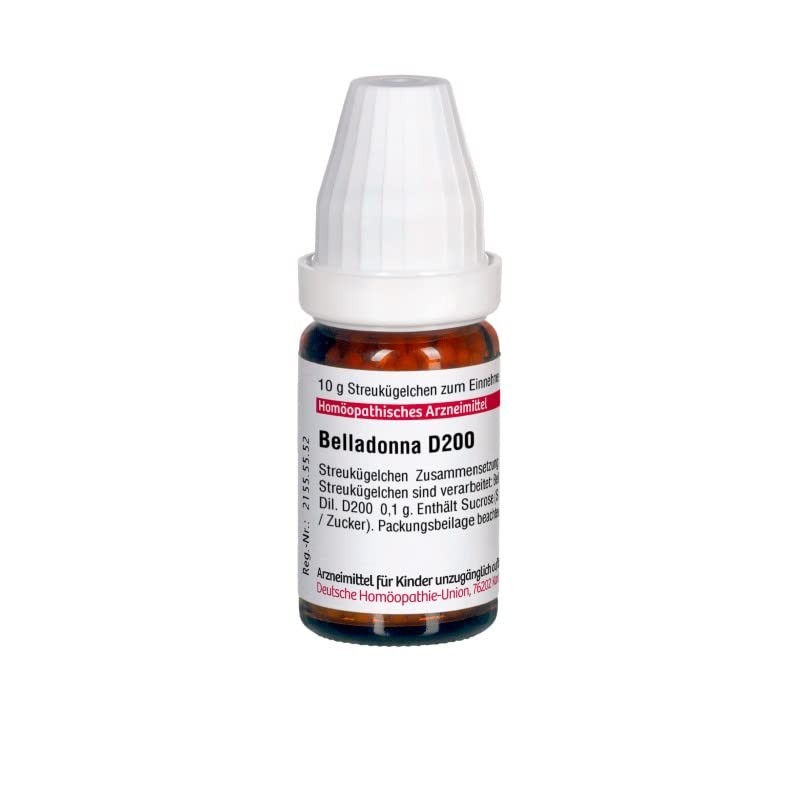 Belladonna D200 DHU Globules, 10 g Globules