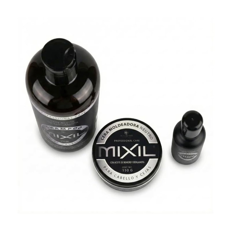 Mixil Kit | Shampoo Bergamota + Cera + Serum |