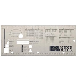 Mercer Culinary Mercer Rules Spanish Culinary Ruler