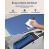 Food Warming Mat with Adjustable Temperature,Foldable Electric Warming Tray for