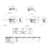 Sugatsune Industries (170043821) HG-MA95B-L Stopper Hinge HGMA95BL