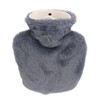 Plush Hot Water Bottle with Soft Plush Cover 2000ml Anti