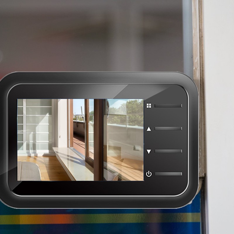 Smart Peephole Camera 2.4in LCD High Definition Infrared Night Vision