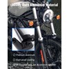 LUXEMOTO Turn Signal Relocation Kit for Harley Sportsters, Front Turn