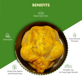 Regency Wraps Inst-A-Sock For All-in-One Multi-Cookers to Pressure, Slow Cook, Steam and Boil, Natural, 24 inch (pack of 3)