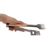 Grill Spatula Fork Tongs Durable Stainless Steel Food Tongs Multifunctional