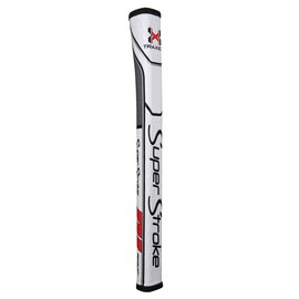 SuperStroke Traxion Pistol GT Tour - Empuñadura para Palo de Golf, Blanco/Gris/Rojo