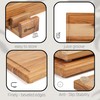 Cokka Praca Teak Cutting Board Set with Stand | 3