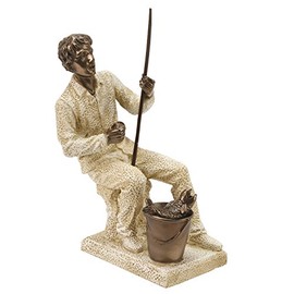 Juliana Figurine Stone effect Sport Scene Fishing