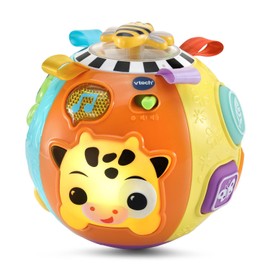 VTech Baby On-The-Moove Activity Ball with Textures, Orange