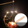 HOMSFOU 10pcs Carrying Pole Accessories Lantern Poles for Making Lanterns,