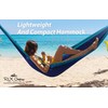 RLX Hammock (Red, Double) Camping Hammock, Lightweight Parachute Nylon, 550
