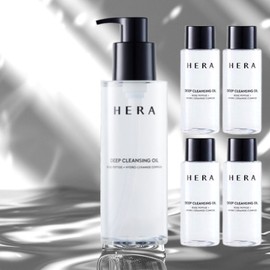 Hera Deep Cleansing Oil 425ml (225ml+50ml x 4 pieces) Set Relaxing Cleansing Oil / 헤라 딥 클렌징 오일 425ml(225ml+50ml x 4개입) 세트 릴렉싱 클렌징 오일