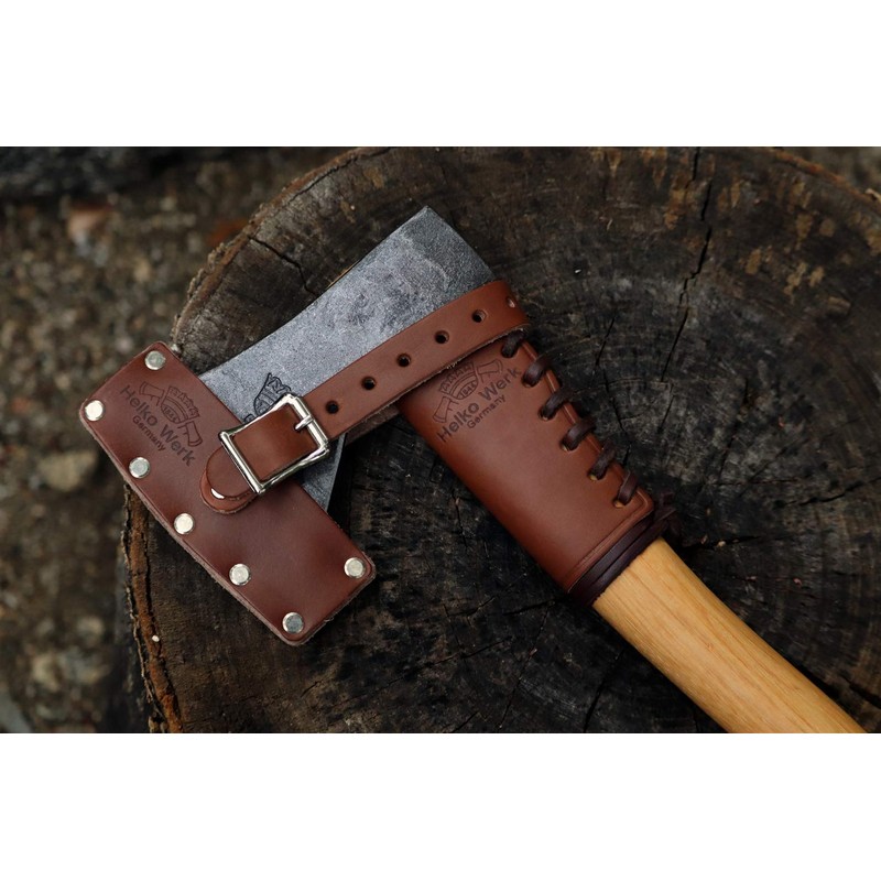 Helko Werk Leather Axe Sheath (Hatchet) - Genuine Leather Sheath