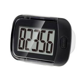 3D Pedometer for Walking, Simple Walking Step Counter with Removable Clip and Lanyard, Step Tracker with Large Digital Display, Accurately Track Steps for Women Men Seniors (Black)