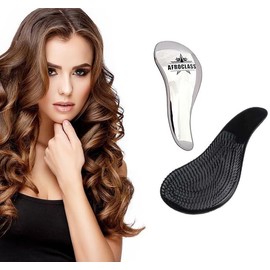 AFROCLASS - Class Detangler – Silver – Entwirrungsbürste, Silberfarben, Bürsten, Frisuren, Haarpinsel