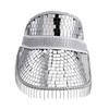 Glitter Mirror Sun Hat Silver For Summer Beach