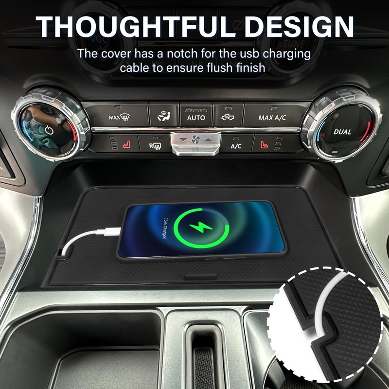 Center Console Compartment Cover for Ford F150 Accessories 2021-2024 2025,