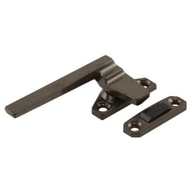 Left Hand Bronze Casement Window Locking Handle; 1-1/2" Screw Holes