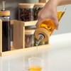 Basicwise 3-Tier Bamboo Spice Rack with 6 Spice Shaker Bottles,