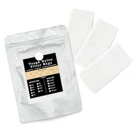 Gutenberg's - Bolsas de filtro de micras de nailon resistentes de 2.5 x 4.5 pulgadas, 25-50 paquetes, bolsas de filtro de té, todos los tamaños de micras (25 unidades, 50 micras)