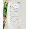 Large Clear Acrylic Menu Board for wall | Dry-Erase Message