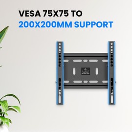 GABOR Tilting Wall Mount for 15-40" TVs & Monitors, Universal Tilt TV Wall Mount, VESA 75x75 to 200x200mm, Tilt (-10° to +5°), Tilting Brackets w 110 lb Capacity, Low Profile Flat Wall Mount Bracket