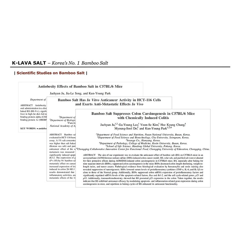 K-LAVA SALT—Korea's No.1 Bamboo Salt—Original 9x, Crystal, 2.47 Ounce