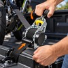 Retractable Ratchet Tie-Down Straps for Motorcycle and Cargo Securing –