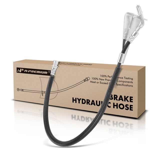 A-Premium Rear Side Brake Hydraulic Hose Compatible with Select Chevy,