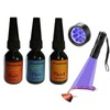 GREATFISHING Fly Tying UV Clear Glue and Power Light Combo