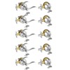 VEVOR Entry Door Locksets with Deadbolt, 5 Pack Satin Nickel