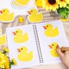 FYSUIMU 16Pcs Rubber Duck Sticky Notes Cute Yellow Duck Shape
