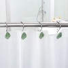 12 PCS Decorative Shower Curtain Hooks, Anti-Rust Stainless Steel Shower