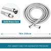 Shower Hose Extra Long 79 Inch, Stainless Steel Handheld Shower