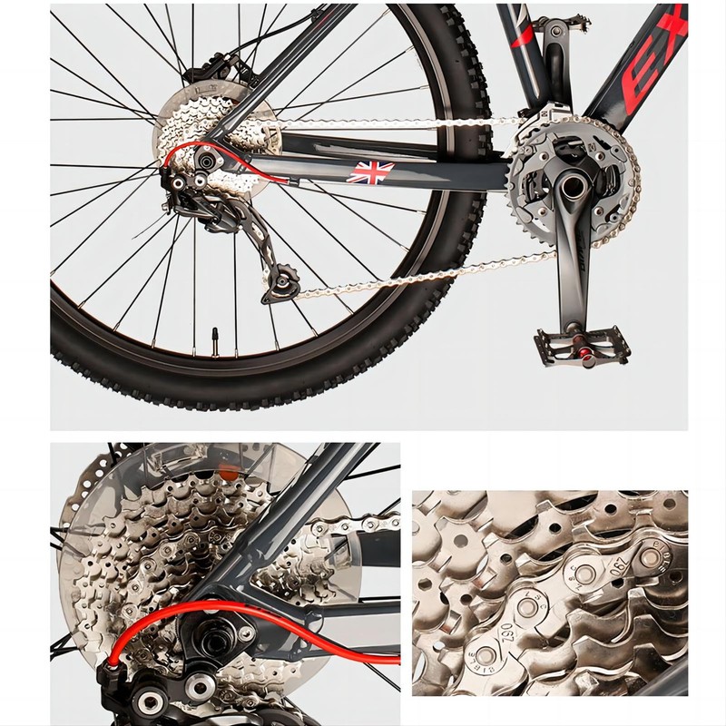 Bicycle Chain 6/7/8 Speed 1/2 x 3/32 Inch 116 Links