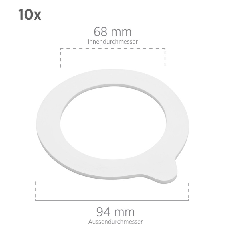 MÄSER, Gothika series, preserving jars with clip closure, made in