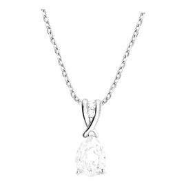 Sofia Milani - Women's Necklace 925 Silver - Zirconia Pendant, Sterling Silver, Cubic Zirconia