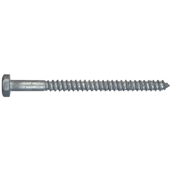 The Hillman Group 812098 Hot Dipped Galavanized Hex Lag Screw, 1/2 X 4-Inch, 25-Pack