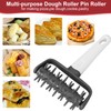 Tissting Pizza Dough Docker Grey Plastic Pizza Pin Puncher with